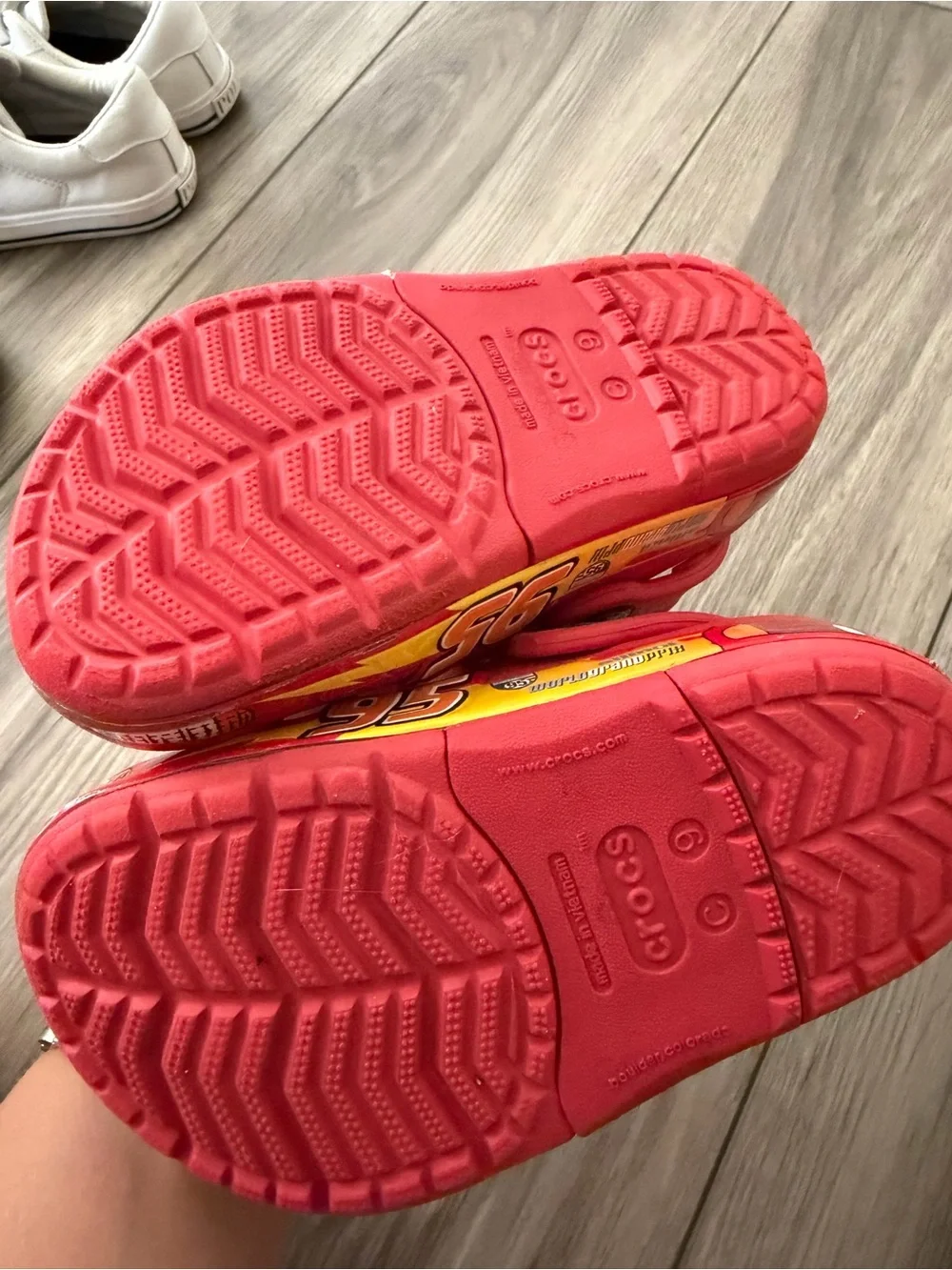 Crocs Red Lightning McQueen Kids Slip-On crocs